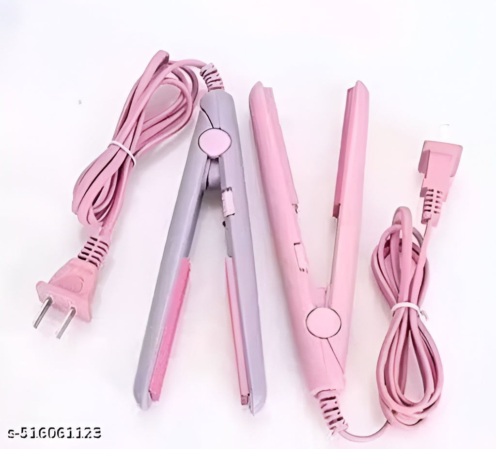 All-in-One Glam Kit | Hair Straightener + Makeup Essentials Combo