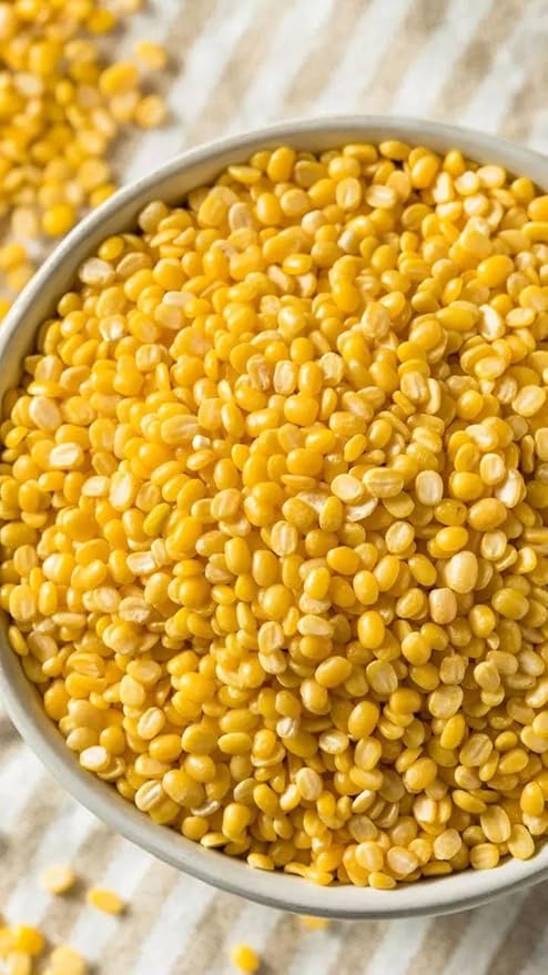 🌿 100% ORGANIC MOONG MOGAR / YELLOW GRAM (1kg)