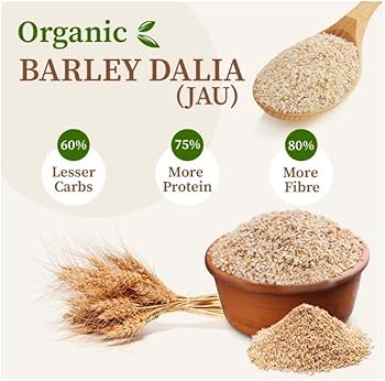 🌾 100% ORGANIC BARLEY DALIA (JAU KA DALIYA) – Natural High-Fiber Daily Nutrition (1kg)