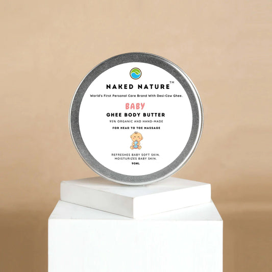 Baby Ghee Body Butter (90 ml) - For Massage, Baby Soft Skin and Moisturise Baby Skin.