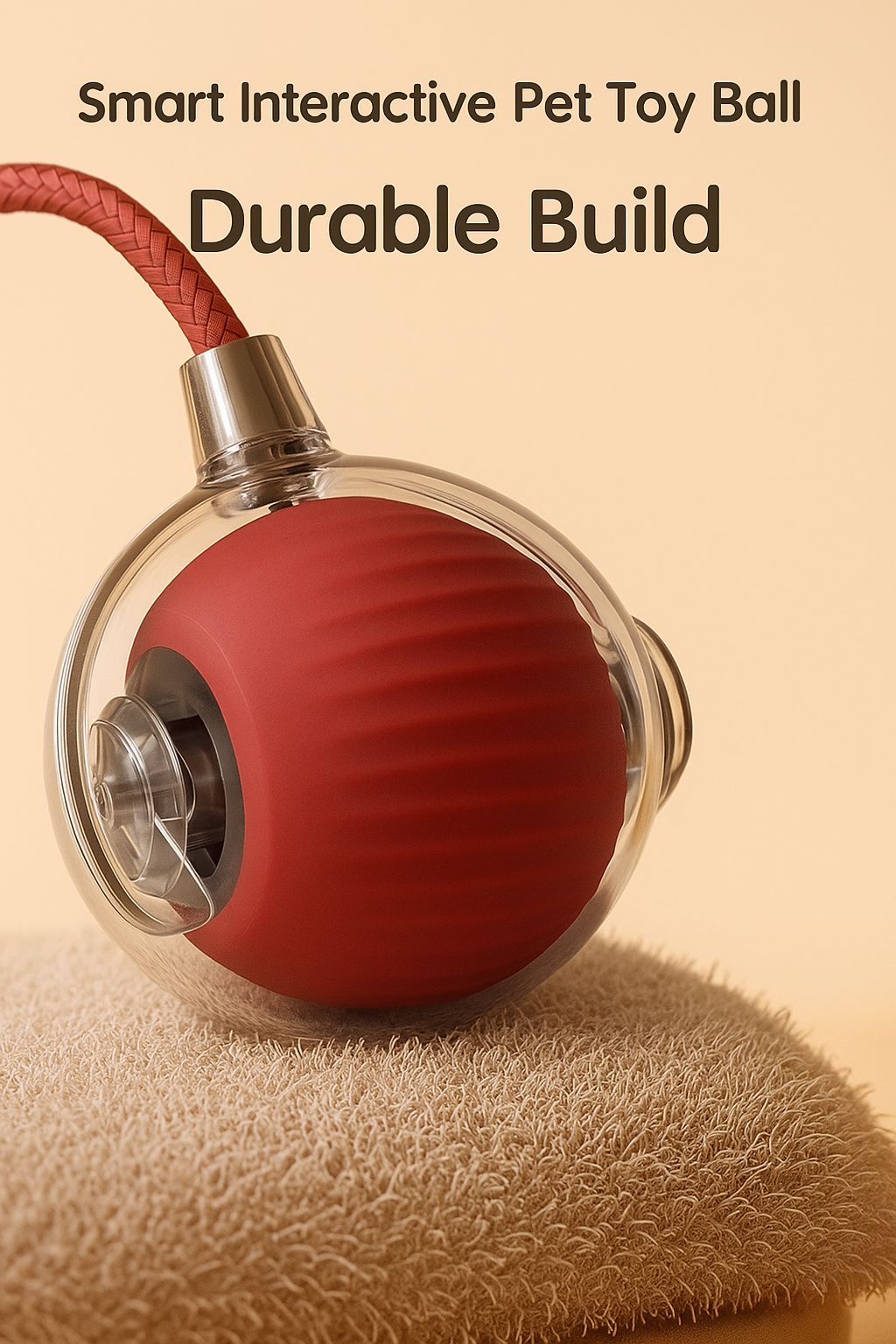 🐾 Smart Interactive Pet Toy Ball – Durable, Rechargeable & Pet-Safe Design🐶