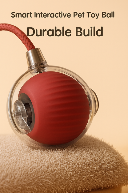 🐾 Smart Interactive Pet Toy Ball – Durable, Rechargeable & Pet-Safe Design🐶