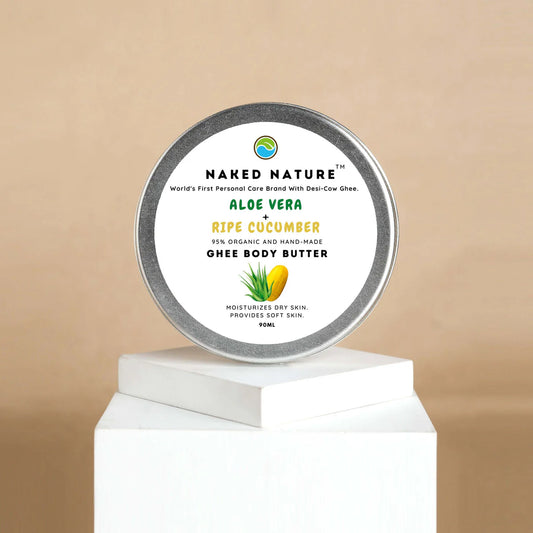 Ghee Body Butter (Ripe Cucumber + Aloevera) - For Dry Skin
