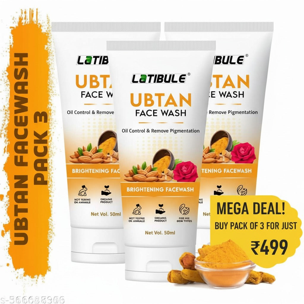 Latibule Ubtan Face Wash – Pack 0f 3