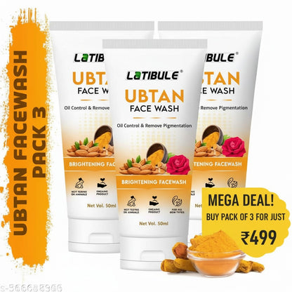 Latibule Ubtan Face Wash – Pack 0f 3