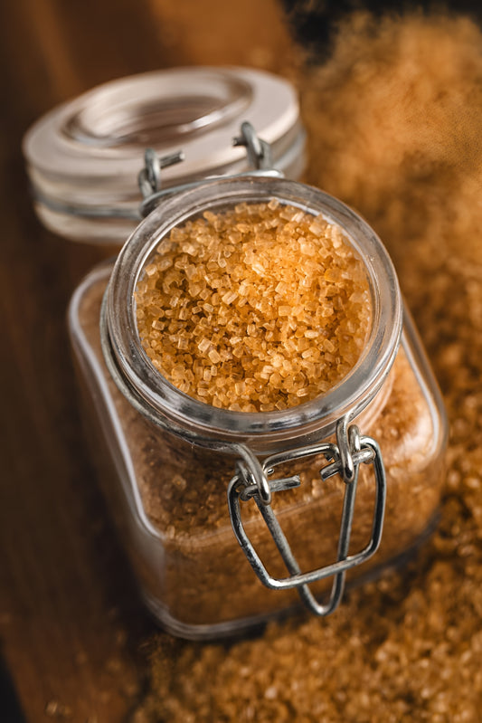 100% Organic Natural Brown Cane Sugar with Rich Molasses (1KG)