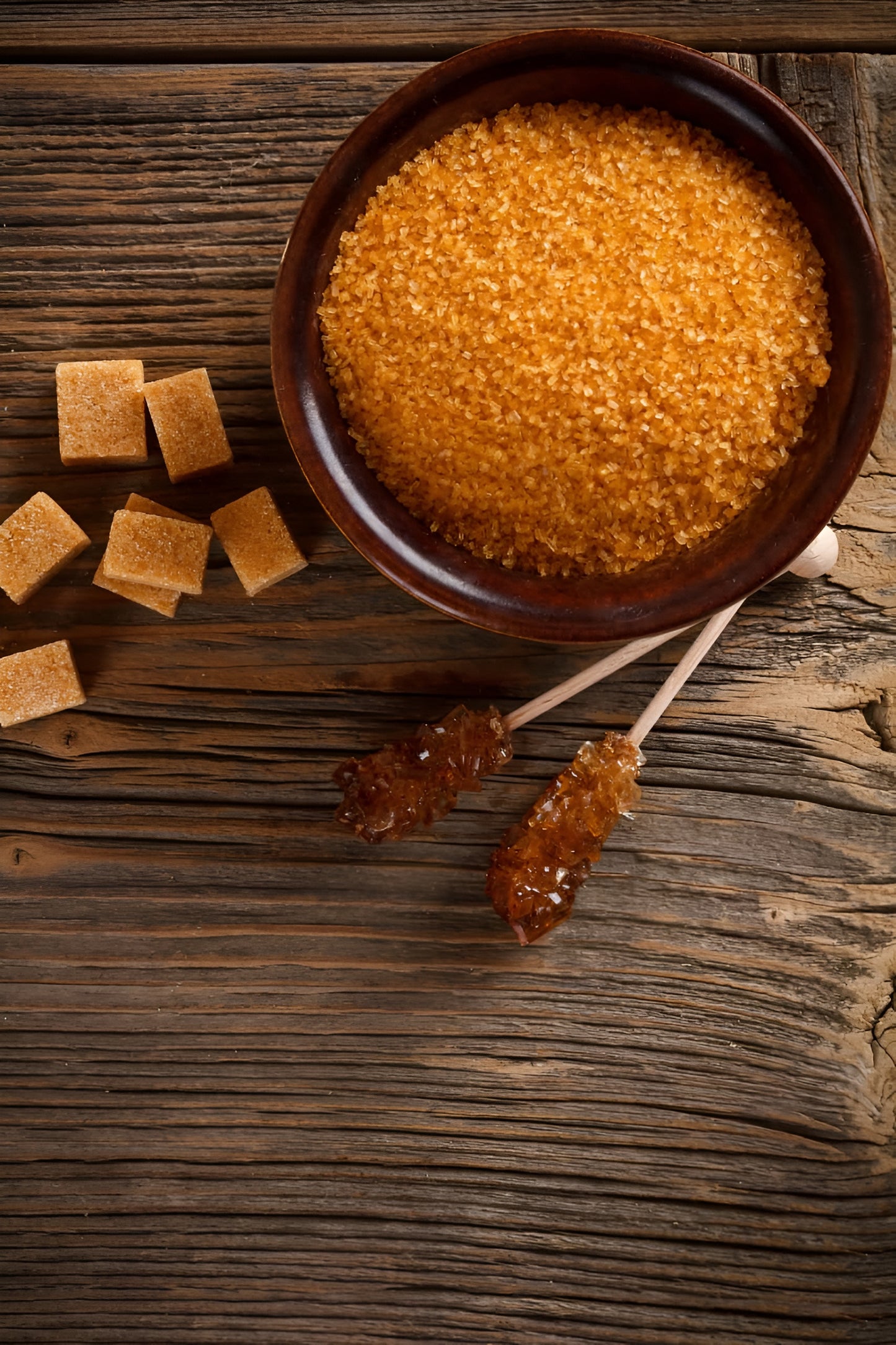 100% Organic Natural Brown Cane Sugar with Rich Molasses (1KG)