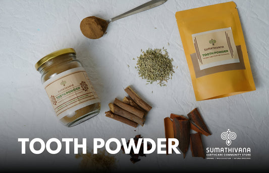 🦷 100% Organic Herbal Tooth Powder (Ayurvedic Dental Care) (40g)