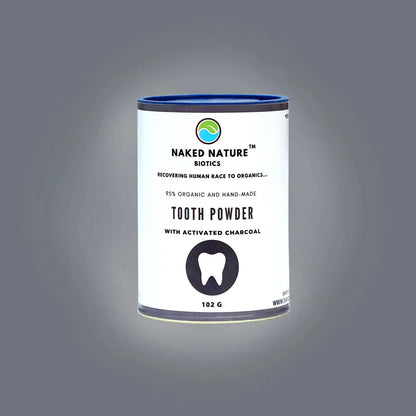 Charcoal And Ash Tooth Powder (102g) - Removes Yellow Stain and Gives Clear White Teeth