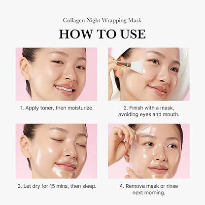 Medicube Collagen Overnight Wrapping Peel Off Facial Mask Pack of 1