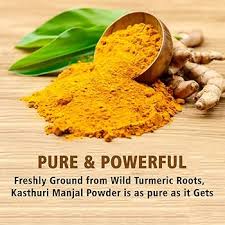 🌼 100% ORGANIC KASTURI MANJAL (WILD TURMERIC POWDER) (100g)
