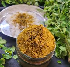 🌿 100% Organic Moringa Chutney Pudi (Drumstick Leaves Powder) (250g)