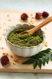 🌿 100% Organic Curry Leaves Pudi (Karivepaku Chutney Powder) (250g)
