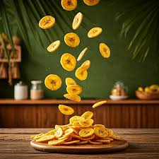🍌 100% Organic Banana Chips – Crispy & Naturally Delicious (500g)
