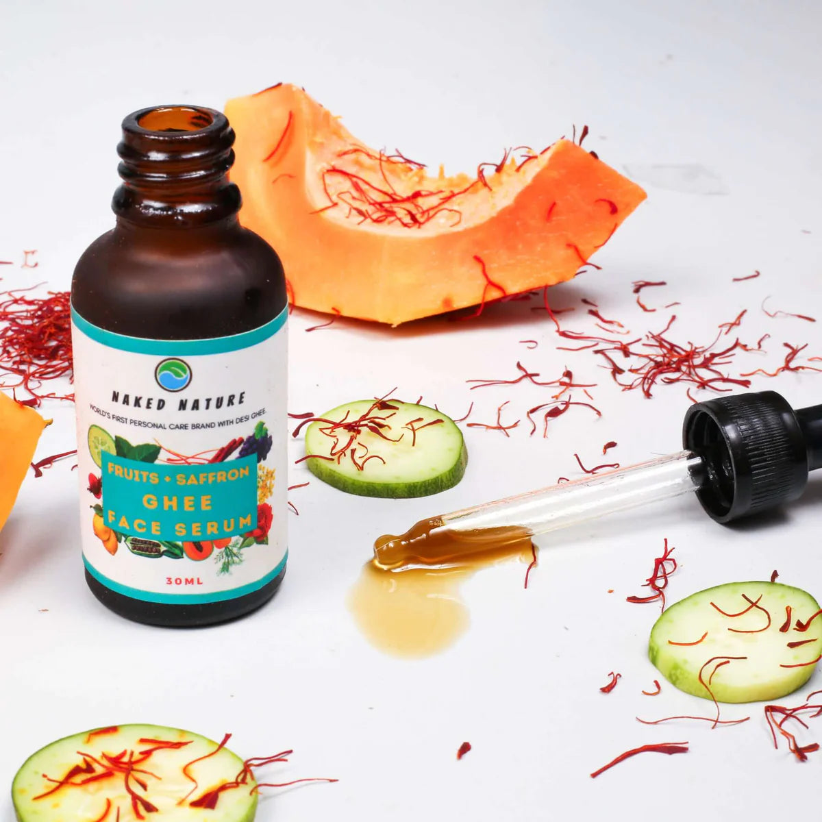 Ghee Face Serum (Fruits + Saffron) 30ml