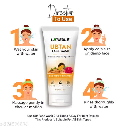 Latibule Ubtan Face Wash – Pack 0f 3