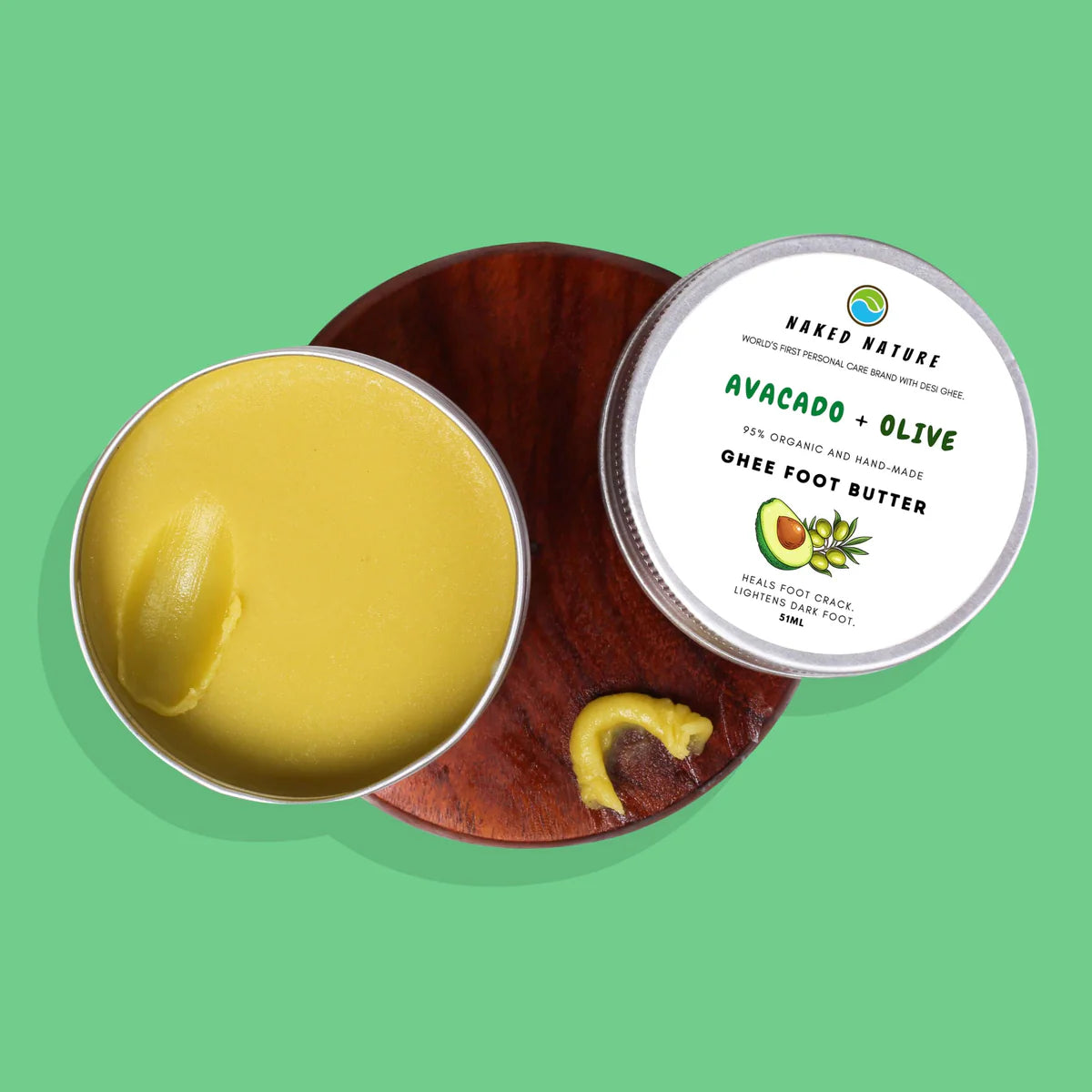 Avacado, Olive Ghee Foot Butter (50 g)