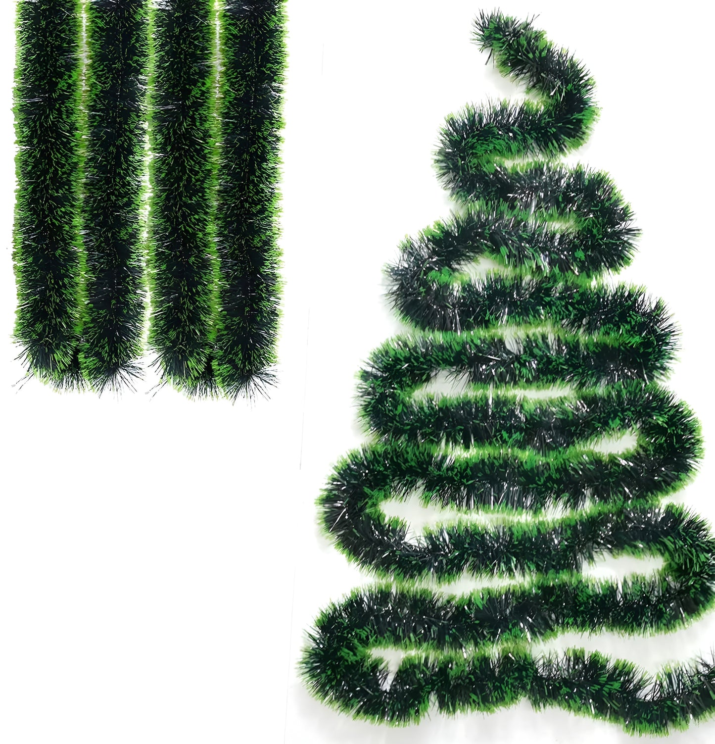 ✨ Premium Green Decorative Garland – Perfect for All Festive Decorations! 🎄🌟