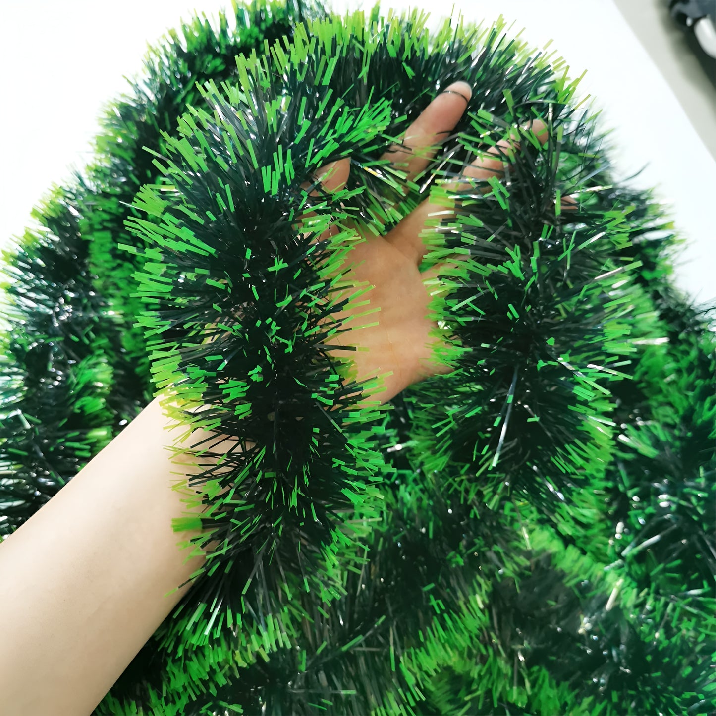 ✨ Premium Green Decorative Garland – Perfect for All Festive Decorations! 🎄🌟