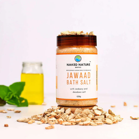 Jawaad Bath Salt (636 G) - For Foot Soak, Cures Dark Foot, Anti-Fungal and Relieves Body Ache
