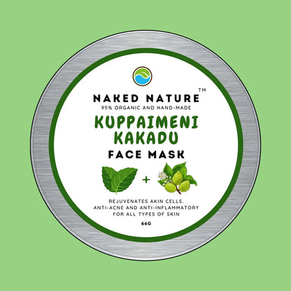 Kuppaimeni + kakadu Face Mask - Rich In Vitamin-C, Rejuvenates Skin Cells, Anti-Acne and Anti-Inflammation.