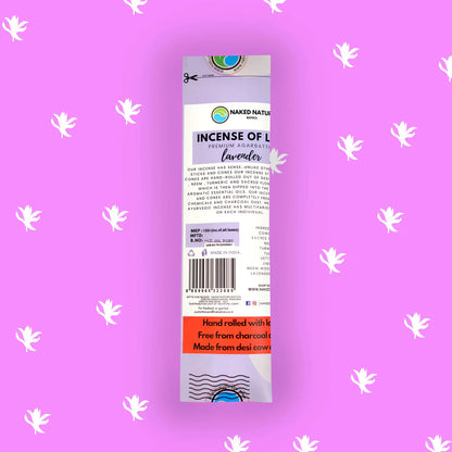 Lavender Agarbatthi (Hand-Rolled) 55-60 sticks