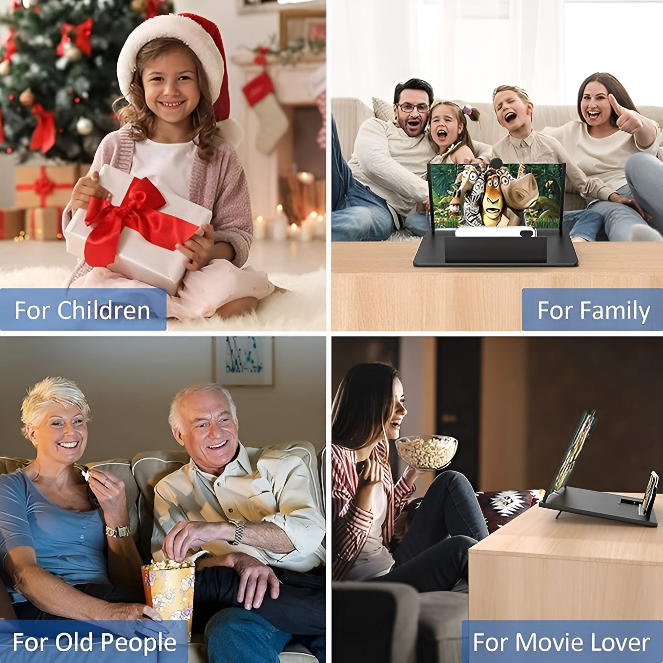 ⭐ 3D HD Mobile Screen Magnifier – Big Screen Experience Anywhere!