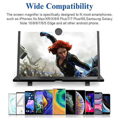 ⭐ 3D HD Mobile Screen Magnifier – Big Screen Experience Anywhere!