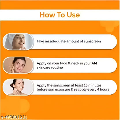 SunSwitch Vitamin C & E UV Protection Sunscreen SPF 50 | Brightening, Hydrating & Non-Greasy Daily Glow Shield .