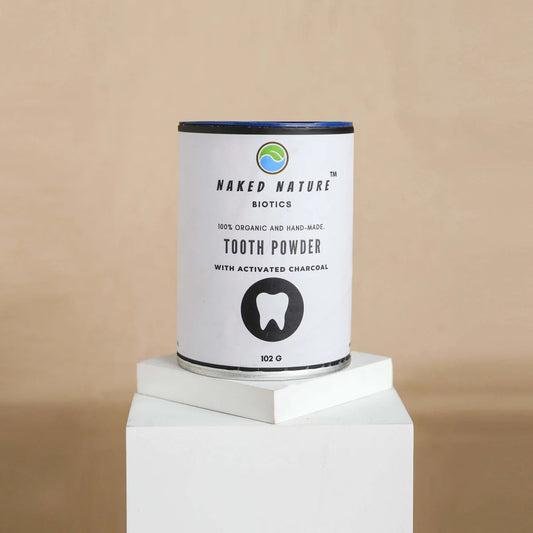 Charcoal And Ash Tooth Powder (102g) - Removes Yellow Stain and Gives Clear White Teeth